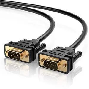 WRIARICH 1080P VGA SVGA HD15 Male to Male for Projectors, HDTVs, Displays and More VGA Enabled Devices-(3.3ft/1m) WRIARICH 1080P VGA SVGA HD15 Male to Male for Projectors, HDTVs, Displays and More VGA Enabled Devices-(3.3ft/1m)