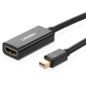 WRIARICH Mini DisplayPort (Thunderbolt 2.0) to HDMI Cable male to female Full HD 1080p, suitable for Apple MacBook Pro MacBook Air, Microsoft Surface Pro 4 Pro 3, Google Chromebook - Black WRIARICH Mini DisplayPort (Thunderbolt 2.0) to HDMI Cable male to female Full HD 1080p, suitable for Apple MacBook Pro MacBook Air, Microsoft Surface Pro 4 Pro 3, Google Chromebook - Black