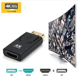 WRIARICH Display Port DP Male To HDMI Female Adapter Black High Quality Dp To Hdmi Converter For HDTV PC, 1-Pack WRIARICH Display Port DP Male To HDMI Female Adapter Black High Quality Dp To Hdmi Converter For HDTV PC, 1-Pack
