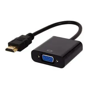 WRIARICH HDMI to VGA Output, HD 1080p Gold-Plated Active TV AV HDTV Video Cable Converter Adapter Plug and Play for HDTVs, Monitors, Displayers,Laptop Desktop Computer (Black) WRIARICH HDMI to VGA Output, HD 1080p Gold-Plated Active TV AV HDTV Video Cable Converter Adapter Plug and Play for HDTVs, Monitors, Displayers,Laptop Desktop Computer (Black)