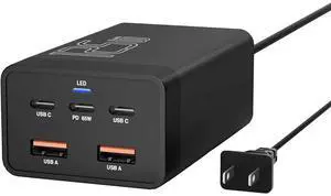 125W GaN 5-Port USB Charger, USB Fast Charging Station, Multi Ports USB Charging Hub with LED Display, Compatible with Phone15/14/Pro/13/12,Ga-laxy S23/S22/S21, Note 20 Ultra, L-G, H-T-C, and More 125W GaN 5-Port USB Charger, USB Fast Charging Station, Multi Ports USB Charging Hub with LED Display, Compatible with Phone15/14/Pro/13/12,Ga-laxy S23/S22/S21, Note 20 Ultra, L-G, H-T-C, and More