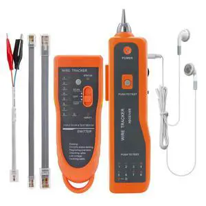 WRIARICH Wire Tester RJ45 RJ11 Cable Tracker Line Finder Multifunction Wire Tracker Ethernet LAN Network Cat5 Cat6 with Earphone for Cable Collation, Network Maintenance Collation, Telephone Line Test WRIARICH Wire Tester RJ45 RJ11 Cable Tracker Line Finder Multifunction Wire Tracker Ethernet LAN Network Cat5 Cat6 with Earphone for Cable Collation, Network Maintenance Collation, Telephone Line Test