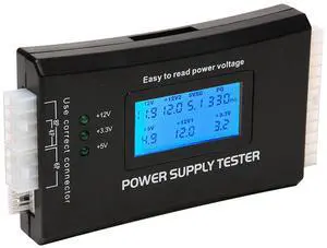 WRIARICH Quick test Digital LCD Power Bank Supply Tester Computer 20/24 Pin Power Supply Tester Support 4/8/24/ATX 20 Pin Interface WRIARICH Quick test Digital LCD Power Bank Supply Tester Computer 20/24 Pin Power Supply Tester Support 4/8/24/ATX 20 Pin Interface