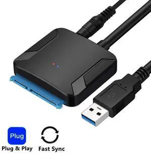 WRIARICH 0.4m USB 3.0 To Sata Adapter Converter Cable 22pin SataIII To USB3,0 Adapters For 2.5" Sata HDD SSD WRIARICH 0.4m USB 3.0 To Sata Adapter Converter Cable 22pin SataIII To USB3,0 Adapters For 2.5" Sata HDD SSD