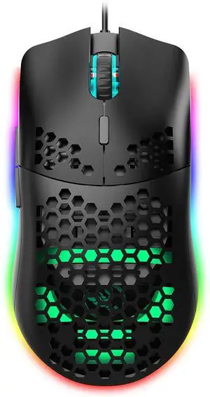 WRIARICH Lightweight Wired Gaming Mouse with 6 Button 6 RGB Backlit Programmable Driver PAW3325 6400 DPI Optical Sensor Ultralight Ergonomic 65G Honeycomb Shell Ultraweave Cable for PC Xbox PS4 Gamer WRIARICH Lightweight Wired Gaming Mouse with 6 Button 6 RGB Backlit Programmable Driver PAW3325 6400 DPI Optical Sensor Ultralight Ergonomic 65G Honeycomb Shell Ultraweave Cable for PC Xbox PS4 Gamer