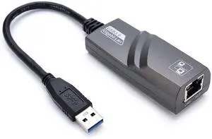 Super Speed USB 3.0 to RJ45 10/100/1000Mbps Gigabit Ethernet Network Adapter for PC or Laptop Windows 10, 8, 7, XP, Vista, Mac OS, Linux (Black) (USB 3.0 to RJ45 Ethernet Adapter) Super Speed USB 3.0 to RJ45 10/100/1000Mbps Gigabit Ethernet Network Adapter for PC or Laptop Windows 10, 8, 7, XP, Vista, Mac OS, Linux (Black) (USB 3.0 to RJ45 Ethernet Adapter)