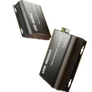 WRIARICH 4K HDMI KVM USB Extender with Loop Out Over LC Fiber Optic up to 20KM, KVM HDMI Fiber Optic Extender Zero Latency 4K@60hz HDMI Extender, HDMI Loop, IR Control, Mouse and Keyboard KVM WRIARICH 4K HDMI KVM USB Extender with Loop Out Over LC Fiber Optic up to 20KM, KVM HDMI Fiber Optic Extender Zero Latency 4K@60hz HDMI Extender, HDMI Loop, IR Control, Mouse and Keyboard KVM