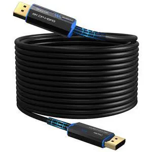 WRIARICH 8K Fiber Optic DisplayPort Cable 330ft, 32.4Gbps High-Speed DP1.4 Cable 8K@60Hz 4K@120Hz Dynamic HDR/eARC/HDCP 2.3, Ultra HD DisplayPort Cord Compatible with LG Samsung Sony TV /PS5/Blu-ray WRIARICH 8K Fiber Optic DisplayPort Cable 330ft, 32.4Gbps High-Speed DP1.4 Cable 8K@60Hz 4K@120Hz Dynamic HDR/eARC/HDCP 2.3, Ultra HD DisplayPort Cord Compatible with LG Samsung Sony TV /PS5/Blu-ray