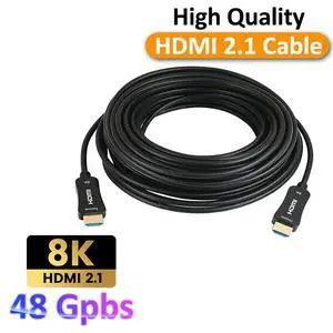 WRIARICH 8K Fiber Optic HDMI 2.1 Cable 160Feet 8K60hz 4K120hz 4K144hz HDCP 2.3 2.2 48Gbps Ultra High Speed Compatible with Apple-TV Dolby Vision Atmos PS5 PS4, Xbox One Series X, RTX 3080 3090 WRIARICH 8K Fiber Optic HDMI 2.1 Cable 160Feet 8K60hz 4K120hz 4K144hz HDCP 2.3 2.2 48Gbps Ultra High Speed Compatible with Apple-TV Dolby Vision Atmos PS5 PS4, Xbox One Series X, RTX 3080 3090