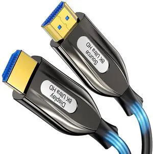 WRIARICH 8K HDMI Fiber Optic Cable 2.1, Ultra 48Gbps High Speed 164FT HDMI Cable, -4K@120Hz 8K@120Hz, eARC, HDR10, DTS:X, HDCP 2.2 & 2.3, Compatible with PS4/5,Blu-ray, Monitor,PC and More WRIARICH 8K HDMI Fiber Optic Cable 2.1, Ultra 48Gbps High Speed 164FT HDMI Cable, -4K@120Hz 8K@120Hz, eARC, HDR10, DTS:X, HDCP 2.2 & 2.3, Compatible with PS4/5,Blu-ray, Monitor,PC and More