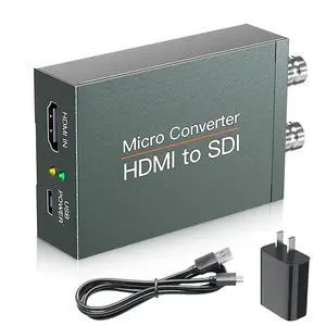 WRIARICH 1080P@60Hz HDMI to Two SDI Converter,HDMI to SDI Adapter HDMI in to Two SDI Output SD-SDI HD-SDI 3G-SDI Video Converter Adapter for SDI Monitor HDTV WRIARICH 1080P@60Hz HDMI to Two SDI Converter,HDMI to SDI Adapter HDMI in to Two SDI Output SD-SDI HD-SDI 3G-SDI Video Converter Adapter for SDI Monitor HDTV