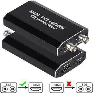 WRIARICH SDI to HDMI + Sdi Converter with SDI Loop Out Top Grade Product Support SD-SDI/HD-SDI/3G-SDI to HDMI for Monitor Audio Video (OZH5-1) WRIARICH SDI to HDMI + Sdi Converter with SDI Loop Out Top Grade Product Support SD-SDI/HD-SDI/3G-SDI to HDMI for Monitor Audio Video (OZH5-1)
