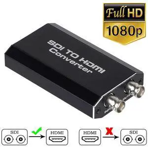 WRIARICH Micro Converter SDI to HDMI 3G (with Power Supply) for SD-SDI, HD-SDI and 3G-SDI Signals SDI Loopout (OZH5-1) WRIARICH Micro Converter SDI to HDMI 3G (with Power Supply) for SD-SDI, HD-SDI and 3G-SDI Signals SDI Loopout (OZH5-1)