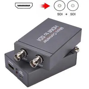 WRIARICH HD 3G Video Micro Converter HDMI to Dual SDI-compatible Adapter Converter with Audio Auto Format Detection For Camera WRIARICH HD 3G Video Micro Converter HDMI to Dual SDI-compatible Adapter Converter with Audio Auto Format Detection For Camera