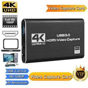 WRIARICH 4K Video Capture Card USB 3 0 for HDMI-compatible Computer Laptop Recorder (OZC3) WRIARICH 4K Video Capture Card USB 3 0 for HDMI-compatible Computer Laptop Recorder (OZC3)
