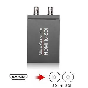 WRIARICH HDMI to SDI Converter 3G/HD/SD-SDI and Support 1080P with Power Supply for Cameras SDI Monitor HDTV WRIARICH HDMI to SDI Converter 3G/HD/SD-SDI and Support 1080P with Power Supply for Cameras SDI Monitor HDTV