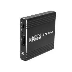WRIARICH 2-Port DisplayPort 1.4 Splitter with Audio Extractor, DP to 2x DP Multi-Monitor Adapter, Dual 4K 144Hz MST Hub, Support 4K@144Hz 120Hz 60Hz, Support MST Extend/Mirror Mode WRIARICH 2-Port DisplayPort 1.4 Splitter with Audio Extractor, DP to 2x DP Multi-Monitor Adapter, Dual 4K 144Hz MST Hub, Support 4K@144Hz 120Hz 60Hz, Support MST Extend/Mirror Mode