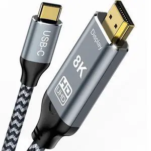 4K120Hz USB C to HDMI Cable 10Ft, 8K@60Hz USB Type C to HDMI 2.1 Adapter Cable 48Gbps HDR HDMI Cable Compatible with Thunderbolt 4/3 MacBook Pro/Air iPad 2022 iMac, Surface, XPS, Galaxy S22/S21 4K120Hz USB C to HDMI Cable 10Ft, 8K@60Hz USB Type C to HDMI 2.1 Adapter Cable 48Gbps HDR HDMI Cable Compatible with Thunderbolt 4/3 MacBook Pro/Air iPad 2022 iMac, Surface, XPS, Galaxy S22/S21