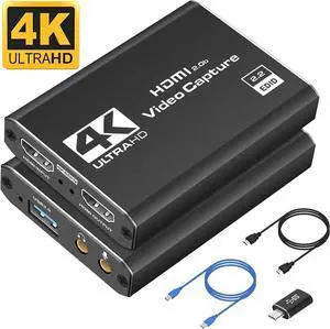 WRIARICH 4K 1080P 60FPS Video Capture Card, HDMI to USB/Type-C Live Gamer Capture Card , Ultra-Low Latency for Streaming and Recording, Work with Nintendo Switch, PS5, PS4, Xbox One, PC WRIARICH 4K 1080P 60FPS Video Capture Card, HDMI to USB/Type-C Live Gamer Capture Card , Ultra-Low Latency for Streaming and Recording, Work with Nintendo Switch, PS5, PS4, Xbox One, PC