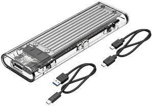 WRIARICH USB 3.1 Gen 2 Type C Tool-Free M.2 SSD Enclosure 2280 2260 2242 2230 SSD Housing NGFF Case to USB3.1 gen 2 Type C Cable for Intel 660p/Samsung 970 EVO/Samsung970 Pro NVME SSD (Silver) WRIARICH USB 3.1 Gen 2 Type C Tool-Free M.2 SSD Enclosure 2280 2260 2242 2230 SSD Housing NGFF Case to USB3.1 gen 2 Type C Cable for Intel 660p/Samsung 970 EVO/Samsung970 Pro NVME SSD (Silver)