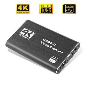 WRIARICH 4K HDMI to USB 3.0 1080P 60fps Video Capture Card Video Recorder For OBS vMix Wirecast Potplayer VLC Encoder QuickTime Player Live Streaming WRIARICH 4K HDMI to USB 3.0 1080P 60fps Video Capture Card Video Recorder For OBS vMix Wirecast Potplayer VLC Encoder QuickTime Player Live Streaming