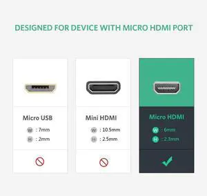 WRIARICH Micro HDMI to HDMI VGA adapter 3.5mm Audio Jack compatible with Ultrabooks, Tablets, Cameras and Camcorder such as GoPro Hero 6 Hero 5 Black, Nexus 10 Tablet, ASUS Zenbook Laptop, Camera WRIARICH Micro HDMI to HDMI VGA adapter 3.5mm Audio Jack compatible with Ultrabooks, Tablets, Cameras and Camcorder such as GoPro Hero 6 Hero 5 Black, Nexus 10 Tablet, ASUS Zenbook Laptop, Camera