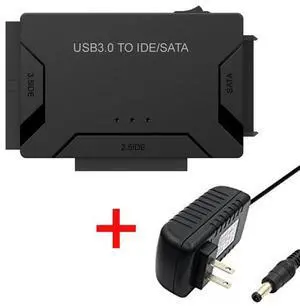 WRIARICH USB to SATA IDE HDD Adapter - USB 3.0 Cable to 2.5" 3.5" SATA IDE Hard Drive for Windows 10/8.1/8/ 7/Vista/XP, Mac OS, Support 5TB WRIARICH USB to SATA IDE HDD Adapter - USB 3.0 Cable to 2.5" 3.5" SATA IDE Hard Drive for Windows 10/8.1/8/ 7/Vista/XP, Mac OS, Support 5TB