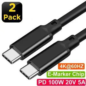 WRIARICH 20Gbps USB 3.2 Gen 2X2 USB C to USB C Cable (10ft , 2 Pack) , (100W/5A) Fast Charge, 4K 60Hz HDR Monitor Video for Samsung, iPad Mini, MacBook Pro 2020 , Switch, SSD,Hard Drives WRIARICH 20Gbps USB 3.2 Gen 2X2 USB C to USB C Cable (10ft , 2 Pack) , (100W/5A) Fast Charge, 4K 60Hz HDR Monitor Video for Samsung, iPad Mini, MacBook Pro 2020 , Switch, SSD,Hard Drives