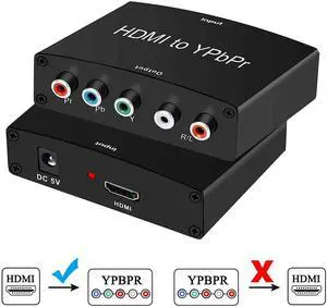 WRIARICH HDMI to Component Converter, 1080P HDMI to YPbPr, HDMI to RGB Converter, HDMI in Component Out Converter(HDMI to Ypbpr) WRIARICH HDMI to Component Converter, 1080P HDMI to YPbPr, HDMI to RGB Converter, HDMI in Component Out Converter(HDMI to Ypbpr)