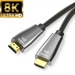 8K HDMI Cable 10 ft, LUOM 48Gbps High Speed 8K HDMI Cable 2.1 Braided HDMI Cord 4K@120Hz 8K@60Hz, DTS:X, HDCP 2.2 & 2.3, HDR 10 Compatible withPS5 PS4, Xbox One Series X, Sony LG Samsung, RTX 3080 8K HDMI Cable 10 ft, LUOM 48Gbps High Speed 8K HDMI Cable 2.1 Braided HDMI Cord 4K@120Hz 8K@60Hz, DTS:X, HDCP 2.2 & 2.3, HDR 10 Compatible withPS5 PS4, Xbox One Series X, Sony LG Samsung, RTX 3080
