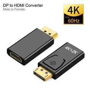 WRIARICH DP To HDMI Max 4K/1080P Display Port DP Male To HDMI Female Adapter Black High Quality Dp To Hdmi Converter For HDTV PC,5-pcs WRIARICH DP To HDMI Max 4K/1080P Display Port DP Male To HDMI Female Adapter Black High Quality Dp To Hdmi Converter For HDTV PC,5-pcs