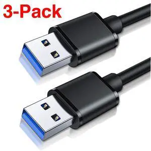 WRIARICH USB 3.0 Extension cable Male to Male USB extender USB 3.0 cable extension Extender for Radiator Laptop fan Tv box (3 Pack,10FT) WRIARICH USB 3.0 Extension cable Male to Male USB extender USB 3.0 cable extension Extender for Radiator Laptop fan Tv box (3 Pack,10FT)