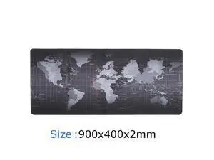 WRIARICH World Map Professional Gaming Mouse Pad Non-Slip Rubber Base,Anti-Fray Stitched Edges,Waterproof Mousepad,Laptop Large Desk Pad,Computer Keyboard and Mice Combo Pads Mouse Mat 35.4" X 15.8" WRIARICH World Map Professional Gaming Mouse Pad Non-Slip Rubber Base,Anti-Fray Stitched Edges,Waterproof Mousepad,Laptop Large Desk Pad,Computer Keyboard and Mice Combo Pads Mouse Mat 35.4" X 15.8"