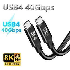 WRIARICH USB4 Cable 40Gbps USB C to USB C 5ft - Type C Cable 240W Fast Charging, HD Display Cables Support 8K@60Hz/4K@60Hz - Dual C Cable for All Type C Devices and Thunderbolt 4/3 WRIARICH USB4 Cable 40Gbps USB C to USB C 5ft - Type C Cable 240W Fast Charging, HD Display Cables Support 8K@60Hz/4K@60Hz - Dual C Cable for All Type C Devices and Thunderbolt 4/3