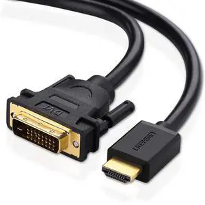 WRIARICH HDMI to DVI Bi Directional Cable, HDMI Male to DVI(24+1) Male Adapter Cable Support 1080P Full HD for Raspberry Pi, Roku, Xbox One, PS4 PS3, Graphics Card, Nintendo Switch (3Meters/10FT) WRIARICH HDMI to DVI Bi Directional Cable, HDMI Male to DVI(24+1) Male Adapter Cable Support 1080P Full HD for Raspberry Pi, Roku, Xbox One, PS4 PS3, Graphics Card, Nintendo Switch (3Meters/10FT)
