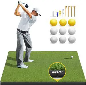 Bltend Golf Mat 36mm Thickened: 5x4ft Heavy-Duty Golf Hitting Mats Practice Outdoor/Indoor, Elite Artificial Turf Matt Training Aid for Backyard/Garage/Driving Range/Simulators, Ideal Gifts for Men Bltend Golf Mat 36mm Thickened: 5x4ft Heavy-Duty Golf Hitting Mats Practice Outdoor/Indoor, Elite Artificial Turf Matt Training Aid for Backyard/Garage/Driving Range/Simulators, Ideal Gifts for Men