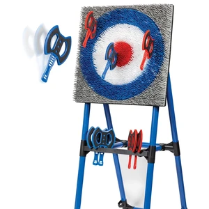 EastPoint Axe Throwing Game Set - 8 Foam & Plastic Throwing Axes - Heavy Duty Steel Frame - Over 5 Ft Tall - Folds Flat for Portable Outdoor Games - Unique Bristle Target for Yard Games EastPoint Axe Throwing Game Set - 8 Foam & Plastic Throwing Axes - Heavy Duty Steel Frame - Over 5 Ft Tall - Folds Flat for Portable Outdoor Games - Unique Bristle Target for Yard Games