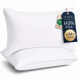 Bed Pillows King Size Set of 2 | Down Alternative Pillow for Back, Stomach or Side Sleepers Bed Pillows King Size Set of 2 | Down Alternative Pillow for Back, Stomach or Side Sleepers