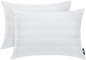 Down Illusion Soft/Medium Cooling Bed Pillows, King (2 Pack) | Down alternative fill and cooling cover offer soft comfort for every sleep position, hypoallergenic and machine washable Down Illusion Soft/Medium Cooling Bed Pillows, King (2 Pack) | Down alternative fill and cooling cover offer soft comfort for every sleep position, hypoallergenic and machine washable