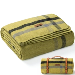 100% Wool Blanket, 62" x 86", Warm, Thick, Military, Camping Gear | Great for Camping, Picnic, Outdoors, Travel, Cars, Sporting Events, Survival Kits 100% Wool Blanket, 62" x 86", Warm, Thick, Military, Camping Gear | Great for Camping, Picnic, Outdoors, Travel, Cars, Sporting Events, Survival Kits