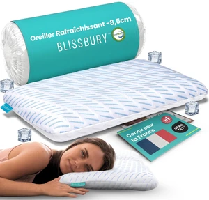 Cooling Stomach Sleeper Pillow, Low Loft Memory Foam, 3.3 Inch | CertiPUR-US foam, OEKO-TEX STANDARD 100 cover, cool-touch fabric Cooling Stomach Sleeper Pillow, Low Loft Memory Foam, 3.3 Inch | CertiPUR-US foam, OEKO-TEX STANDARD 100 cover, cool-touch fabric