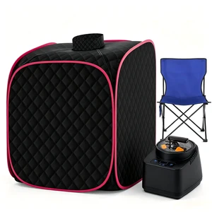 Portable Steam Sauna at Home, 9 Levels Heating, Sauna Tent for Home with Steamer and Folding Chair, Sauna for Relaxation, Detoxification, Spa Portable Steam Sauna at Home, 9 Levels Heating, Sauna Tent for Home with Steamer and Folding Chair, Sauna for Relaxation, Detoxification, Spa