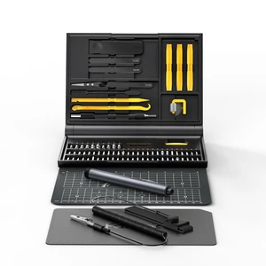 Precision Electric Screwdriver Kit E1 NEX Workstation | 64 Magnetic Bits, 12 Types Fix Tools, 0.05/0.2 N.m, Magnetic Storage, Repair Tool for Phone Laptop Watch Electronics Precision Electric Screwdriver Kit E1 NEX Workstation | 64 Magnetic Bits, 12 Types Fix Tools, 0.05/0.2 N.m, Magnetic Storage, Repair Tool for Phone Laptop Watch Electronics