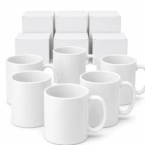 36 Pack Sublimation Mugs 11oz White Blank Ceramic Coffee Mugs with Individual White Boxes, AAA Grade with Premium Coating for Heat Press DIY, Dishwasher Microwave Safe 36 Pack Sublimation Mugs 11oz White Blank Ceramic Coffee Mugs with Individual White Boxes, AAA Grade with Premium Coating for Heat Press DIY, Dishwasher Microwave Safe