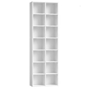 Bookshelf Bookcase 7-Tier White Bookshelf Tall CD Media Tower Rack | 71'' Narrow Bookshelf Tall Bookcase with Cube Storage, Narrow Bookshelf DVD/CD Media Shelf Tower, Space Saving Display Shelf Bookshelf Bookcase 7-Tier White Bookshelf Tall CD Media Tower Rack | 71'' Narrow Bookshelf Tall Bookcase with Cube Storage, Narrow Bookshelf DVD/CD Media Shelf Tower, Space Saving Display Shelf