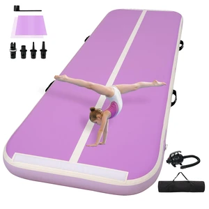 Tumble Track, Inflatable Tumbling Mat,Tumble Track Mats (Purple,3x1x0.1m) | Gymnastics, and Tumble Track with 4/6/8 Inches Thickness for Home, Training, Cheerleading, Yoga, Water with Pump Tumble Track, Inflatable Tumbling Mat,Tumble Track Mats (Purple,3x1x0.1m) | Gymnastics, and Tumble Track with 4/6/8 Inches Thickness for Home, Training, Cheerleading, Yoga, Water with Pump