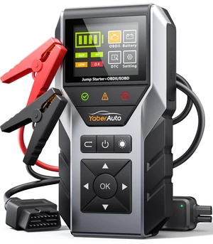 6000A Portable Car Jump Starter with OBD2 Scanner, Code Reader | Car Battery Jumper Starter Portable (All Gas/10L Diesel) Car Battery Jump Box Pack Jumper Cables, Diagnostic Tool 600LM Light 6000A Portable Car Jump Starter with OBD2 Scanner, Code Reader | Car Battery Jumper Starter Portable (All Gas/10L Diesel) Car Battery Jump Box Pack Jumper Cables, Diagnostic Tool 600LM Light