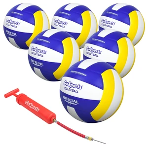 Indoor Competition Volleyball Size 5, 6 Pack with Pump & Bag | Six durable indoor volleyballs built for coaches, camps, schools, and teams running daily practice or competitive play. Indoor Competition Volleyball Size 5, 6 Pack with Pump & Bag | Six durable indoor volleyballs built for coaches, camps, schools, and teams running daily practice or competitive play.