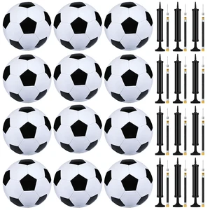 Deflated Soccer Balls Size 5 Bulk with Pumps,White Black,24 Pcs | Christmas Operation Gifts 12 Deflated Soccer Balls with 12 Pump Needles Set for Adults Donation Charity Train Practice Game Deflated Soccer Balls Size 5 Bulk with Pumps,White Black,24 Pcs | Christmas Operation Gifts 12 Deflated Soccer Balls with 12 Pump Needles Set for Adults Donation Charity Train Practice Game