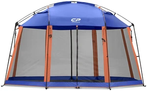 Screen House Tent 13 x 13 Ft Screened Mesh Net Wall Canopy | Shelter Gazebos for Patios Outdoor Camping Activities Screen House Tent 13 x 13 Ft Screened Mesh Net Wall Canopy | Shelter Gazebos for Patios Outdoor Camping Activities